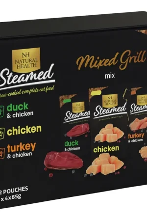 Alleen Vandaag Natural Health Cat Steamed MP Mixed Grill 12 x 85 gr